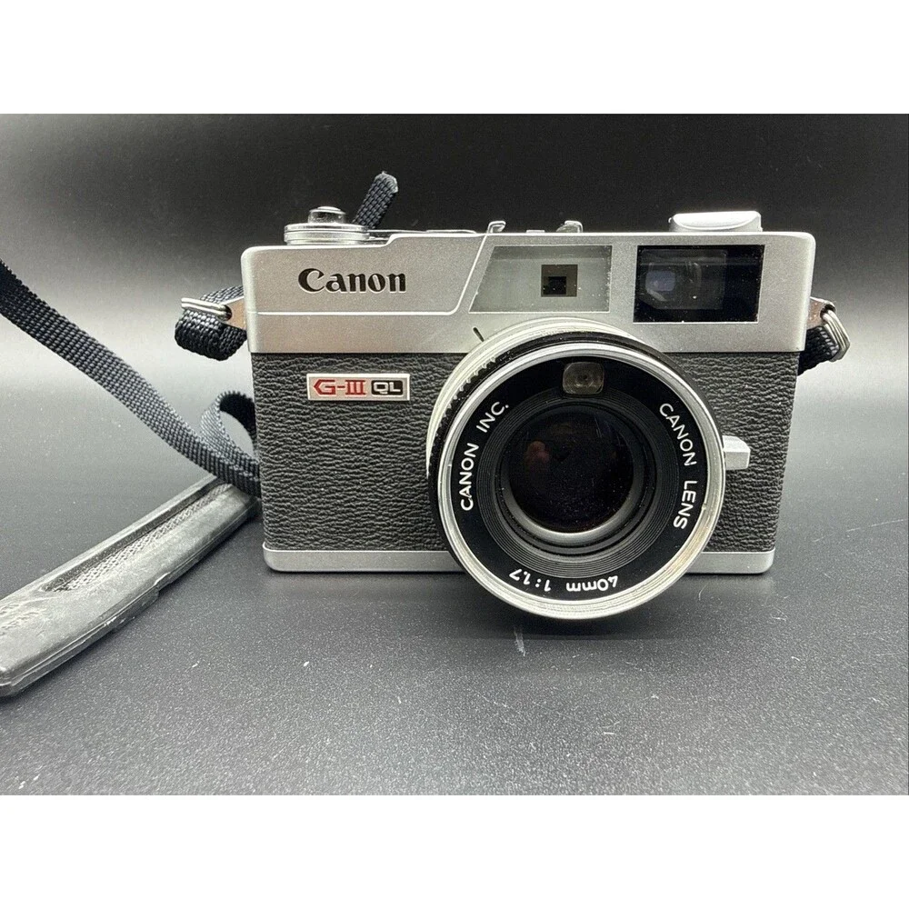Vtg Canon Canonet QL17 G-lll QL 40mm Film Camera Rangefinder